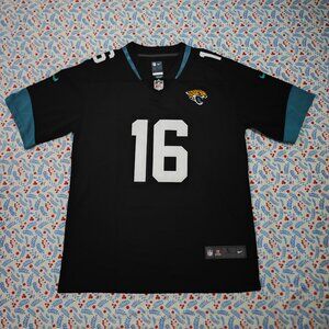 Jacksonville Jaguars Trevor Lawrence Black Jersey No. 16